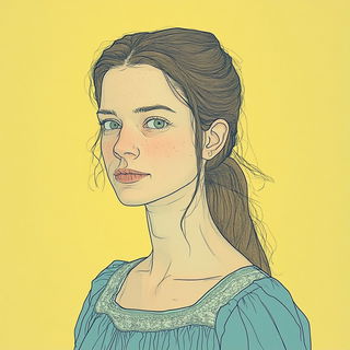 Papyrasaura style, Midjourney V6.1: photographic portrait of female protagonist