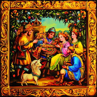 Colonnade Midway style, Midjourney V6.1: classical 18th-century oil painting
