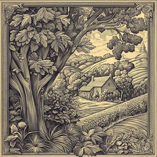 Jungle Chromarabesque style, Midjourney V6.1: traditional folk art