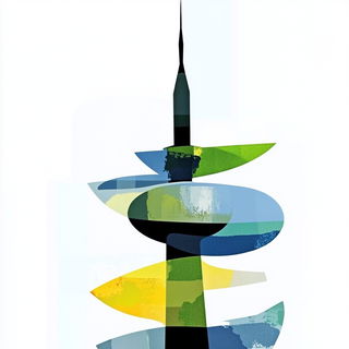 Risographolith style, Midjourney V6.1: bold minimalist logo design for Istanbul city municipal services