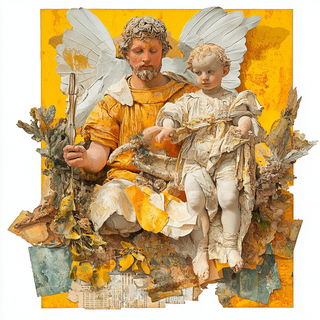 Ruinscript style, Midjourney V6.1: classical 18th-century oil painting