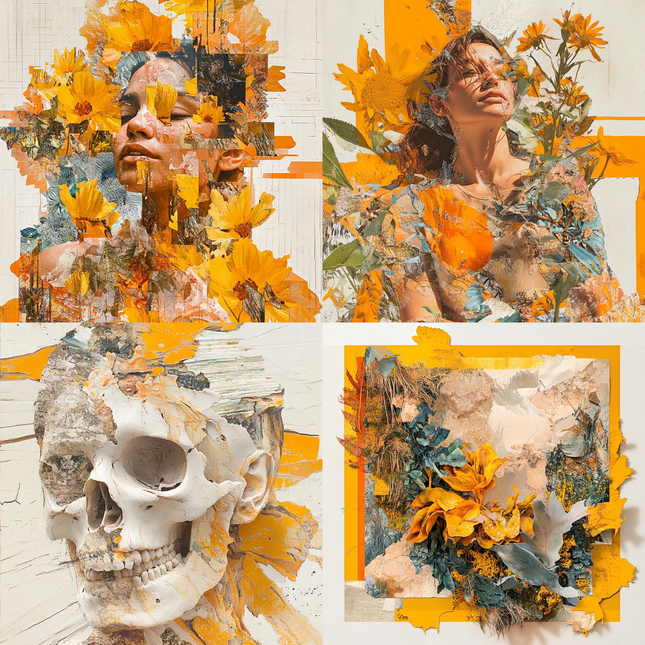Ruinscript style, Midjourney V6.1, render 1 of 4