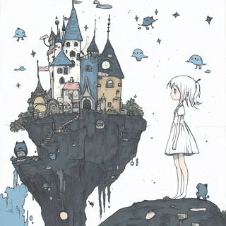 Aureate Ink Revival style, Midjourney V6.1: retro fairy-tale illustration