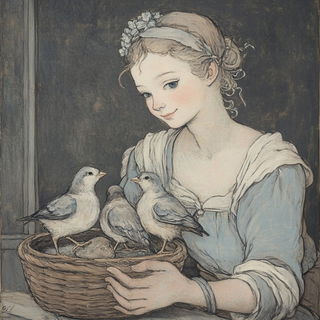 Aureate Ink Revival style, Midjourney V6.1: classical 18th-century oil painting