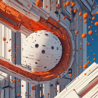 Astraclast style, Midjourney V6.1: abstract 3D render