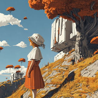 Astraclast style, Midjourney V6.1: retro fairy-tale illustration