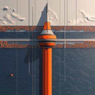 Astraclast style, Midjourney V6.1: bold minimalist logo design for Istanbul city municipal services