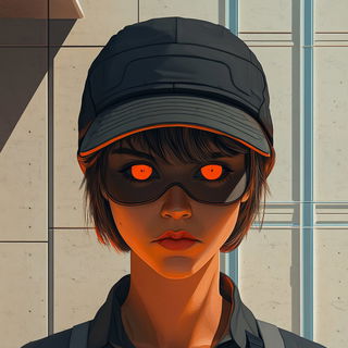 Astraclast style, Midjourney V6.1: photographic portrait of female protagonist