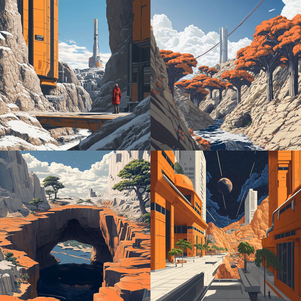 Astraclast style, Midjourney V6.1, render 1 of 4