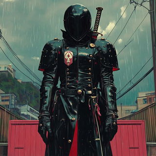 Pagodawave Relief style, Midjourney V6.1: concept art character design of retropunk steam knight
