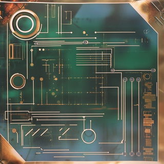 Cinematome style, Midjourney V6.1: technical infrastructure blueprint schematics