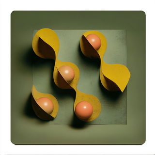 Cloudfall Ornithics style, Midjourney V6.1: creative pattern composition
