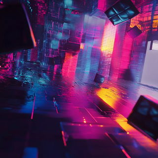 Carnivectra style, Midjourney V6.1: abstract 3D render