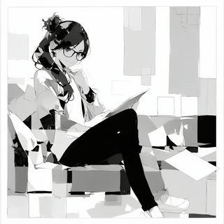 Chromamarl style, Midjourney V6.1: black-and-white manga comic strip
