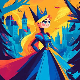 Scenocrypt style, Midjourney V6.1: retro fairy-tale illustration