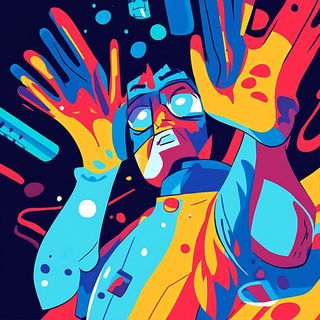 Scenocrypt style, Midjourney V6.1: editorial illustration for popular scientific magazine cover