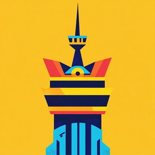 Scenocrypt style, Midjourney V6.1: bold minimalist logo design for Istanbul city municipal services