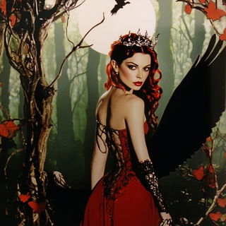 Crayonectics style, Midjourney V6.1: retro fairy-tale illustration