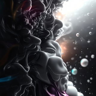 Tenebralign style, Midjourney V6.1: abstract 3D render