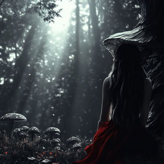 Tenebralign style, Midjourney V6.1: retro fairy-tale illustration