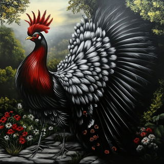 Tenebralign style, Midjourney V6.1: traditional folk art