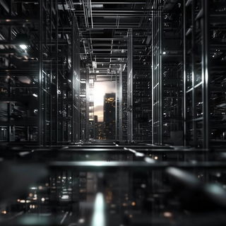 Tenebralign style, Midjourney V6.1: technical infrastructure blueprint schematics
