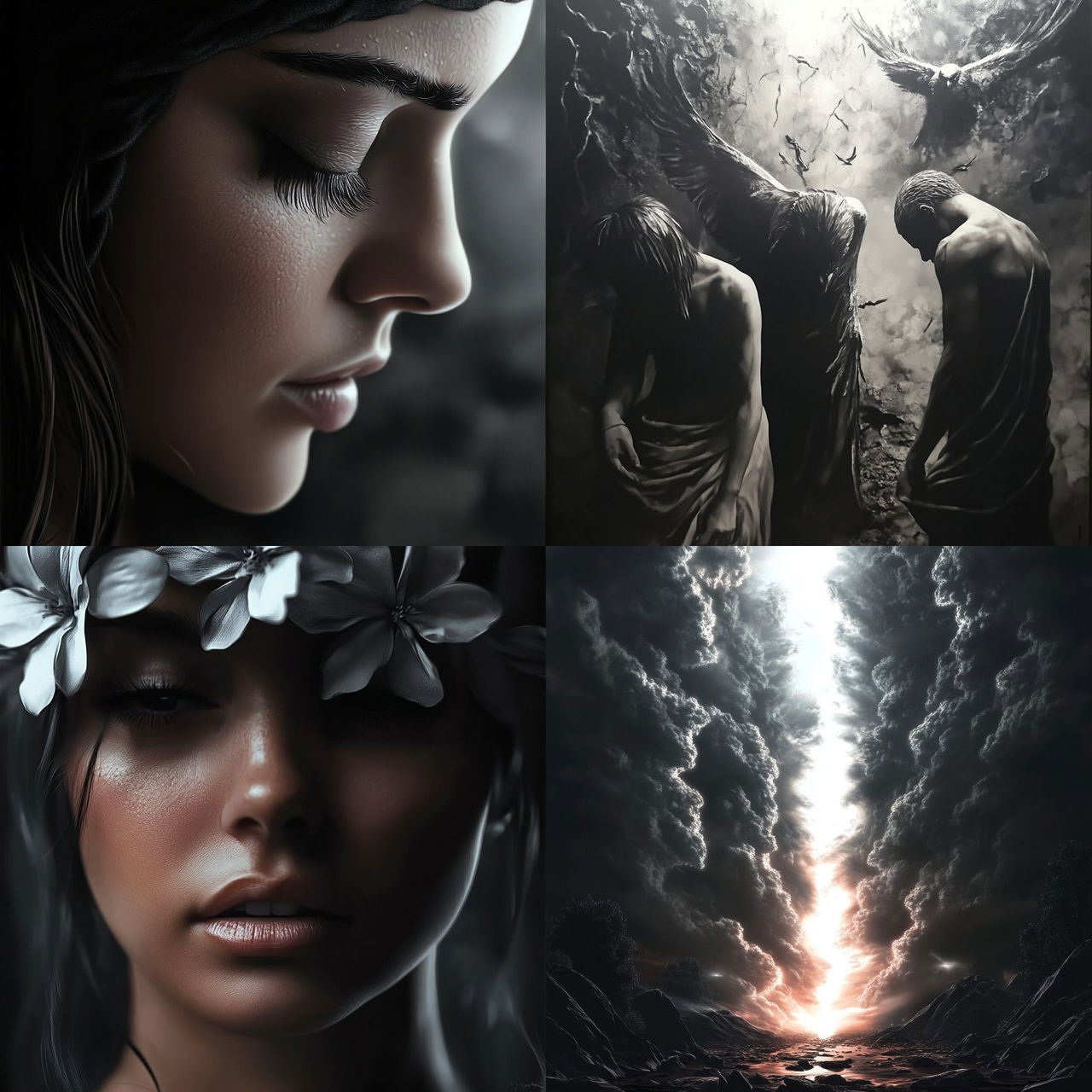 Tenebralign style, Midjourney V6.1, render 1 of 4