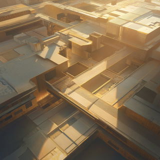 Mural Cipher style, Midjourney V6.1: technical infrastructure blueprint schematics