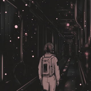 Orangewick Tapestry style, Midjourney V6.1: cinematic shot from sci-fi movie