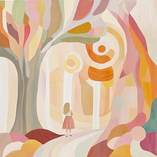 Canopystell style, Midjourney V6.1: retro fairy-tale illustration