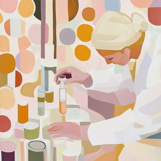 Canopystell style, Midjourney V6.1: editorial illustration for popular scientific magazine cover