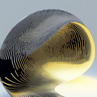 Fungiflux style, Midjourney V6.1: abstract 3D render