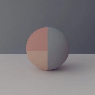 Sunlit Column Parade style, Midjourney V6.1: abstract 3D render