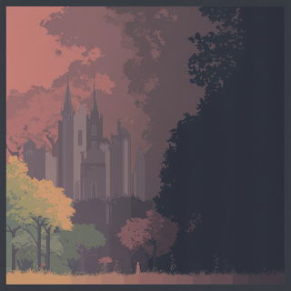 Sunlit Column Parade style, Midjourney V6.1: retro fairy-tale illustration