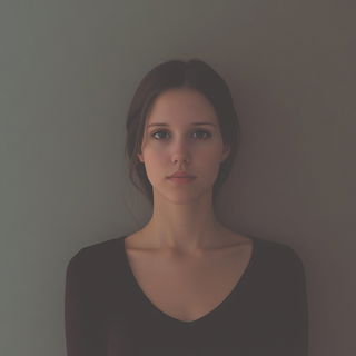 Sunlit Column Parade style, Midjourney V6.1: photographic portrait of female protagonist