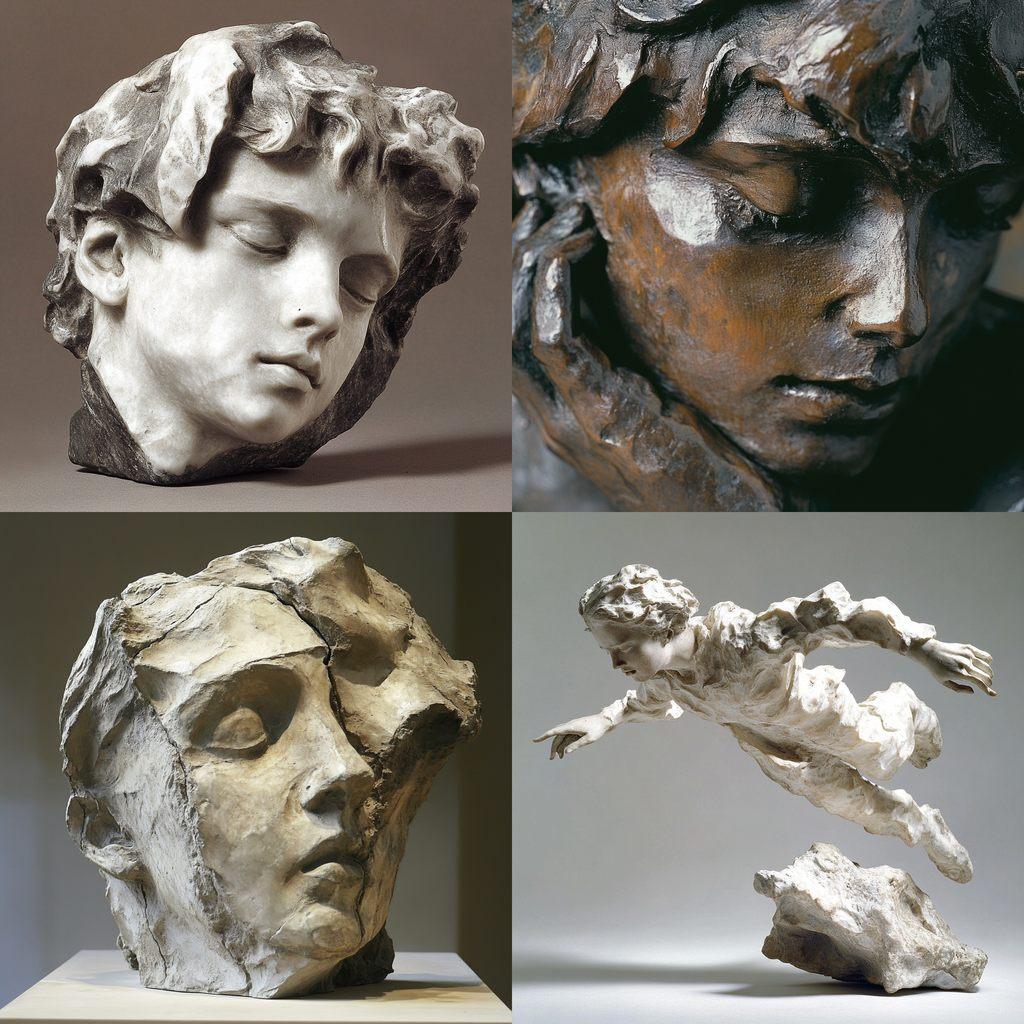 Camille Claudel style, Midjourney V6.1, render 1 of 4