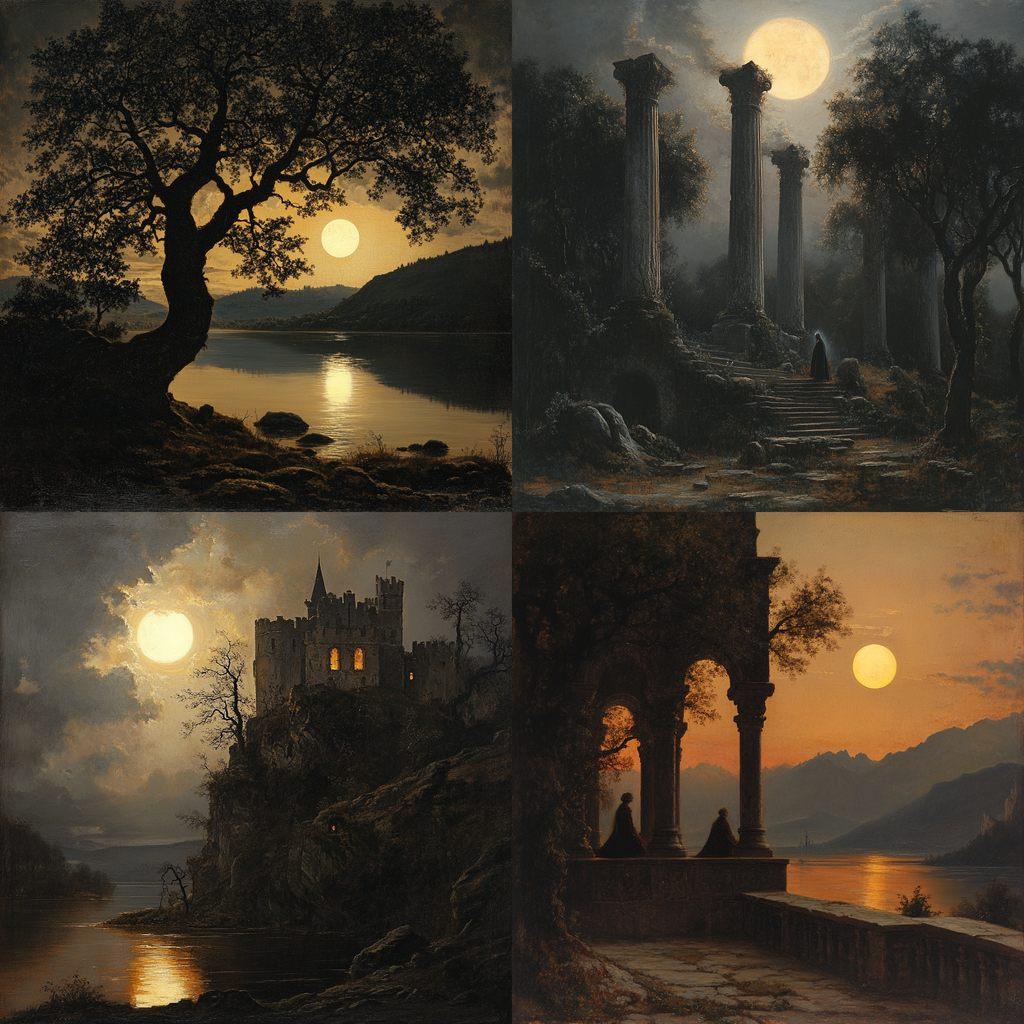 Carl Gustav Carus style, Midjourney V6.1, render 1 of 4