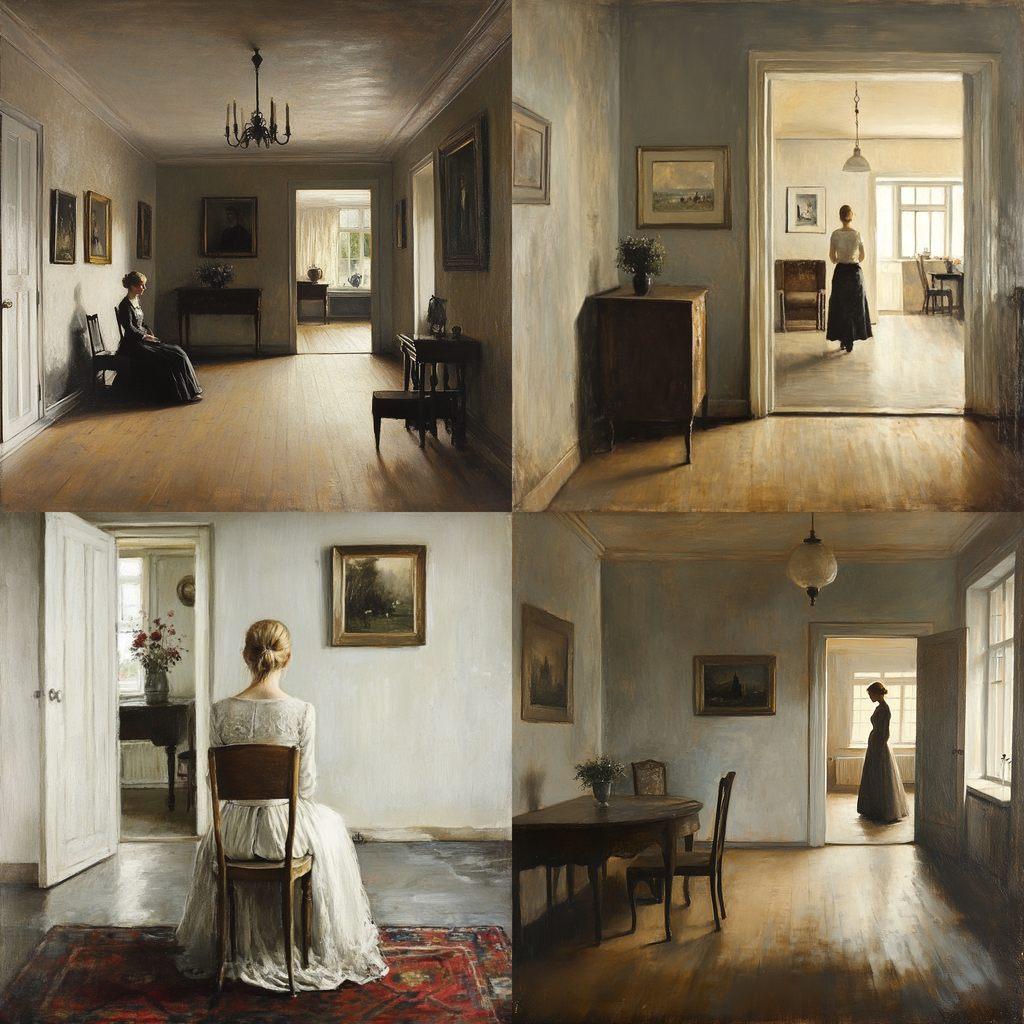 Carl Holsoe style, Midjourney V6.1, render 1 of 4