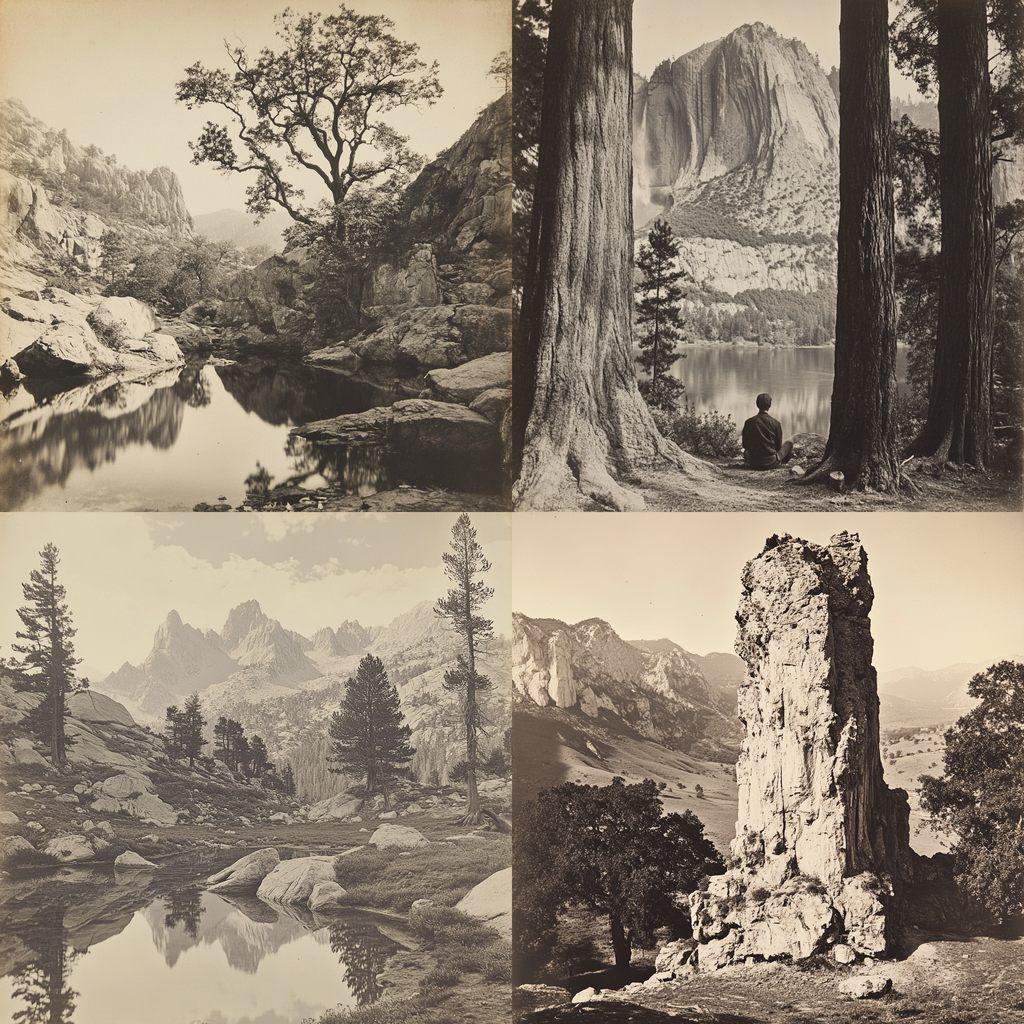 Carleton Watkins style, Midjourney V6.1, render 1 of 4