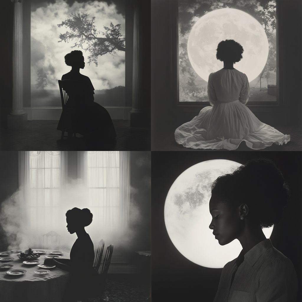 Carrie Mae Weems style, Midjourney V6.1, render 1 of 4