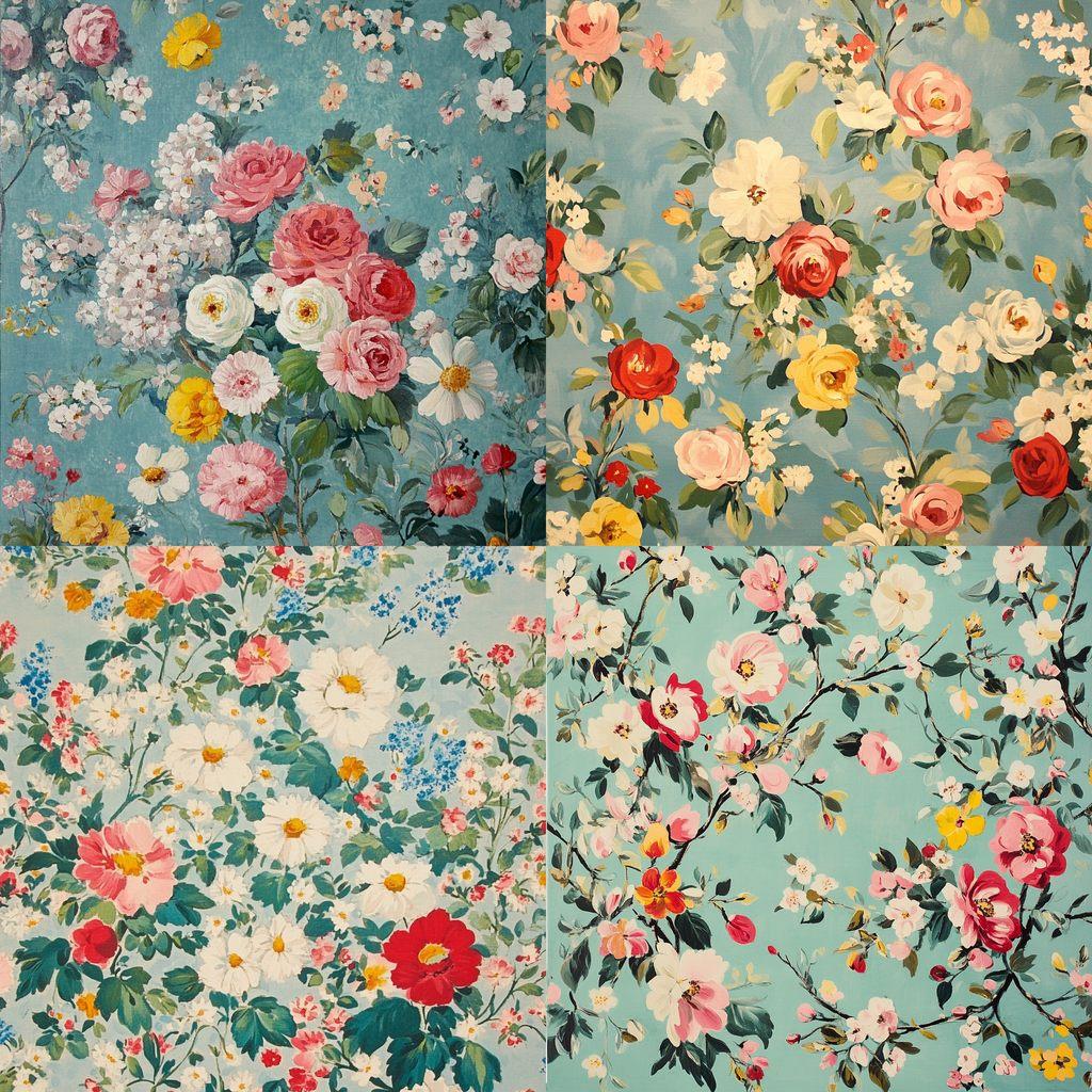 Cath Kidston style, Midjourney V6.1, render 1 of 4