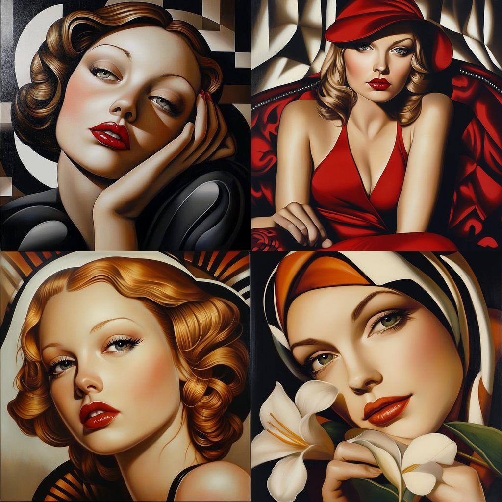 Catherine Abel style, Midjourney V6.1, render 1 of 4