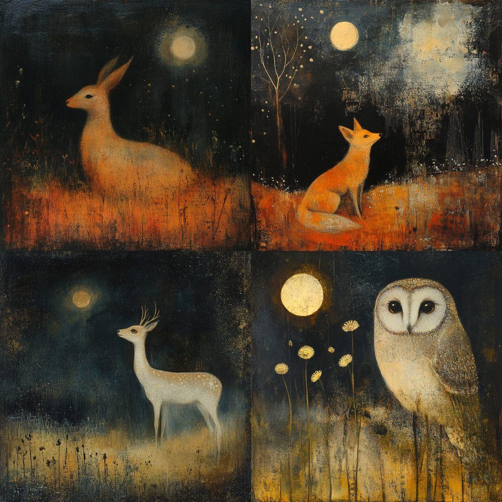 Catherine Hyde style, Midjourney V6.1, render 1 of 4