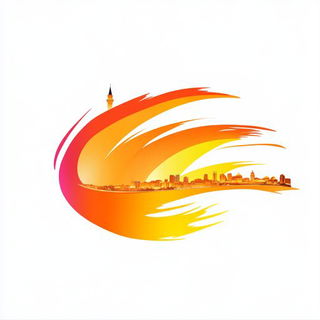 Moonstone Lithographs style, Midjourney V6.1: bold minimalist logo design for Istanbul city municipal services
