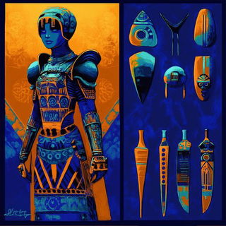 Cinematogravure style, Midjourney V6.1: concept art character design of retropunk steam knight