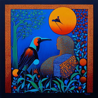 Cinematogravure style, Midjourney V6.1: traditional folk art