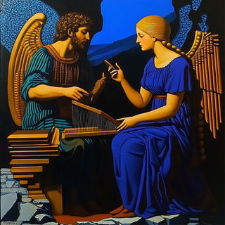 Cinematogravure style, Midjourney V6.1: classical 18th-century oil painting