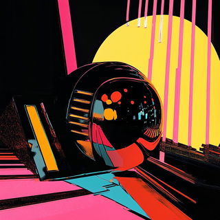 Prismcut style, Midjourney V6.1: abstract 3D render