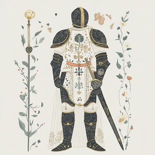 Waymark Vortex style, Midjourney V6.1: concept art character design of retropunk steam knight