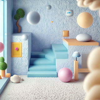 Clockwork Sunpath style, Midjourney V6.1: abstract 3D render